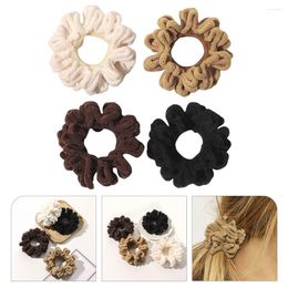 Bandanas Hair Tieswomen Girls Bands Scrunchies Elastic Accessories Band Holderfabric Stretchy S Tie Accessory Assortment