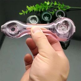 Smoking Pipes new Europe and Americaglass pipe bubbler smoking pipe water Glass bong Thickened snowflake Philtre