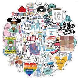 Gift Wrap 50pcs Nurses Health Sticker Diy Scrapbooking Diary Planner Decoration Girls Kawaii Stickers Laptop Skin