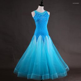 Stage Wear Custom Made Ballroom Standard Dance Dress Womens/Female Tango Waltz Foxtrot Dresses Professional Dancing Clothes DL2047