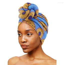 Ethnic Clothing Fashion Pre-tied Head Wraps Twist Turbans For Women Top Knot African Turban Caps 3D Flower Bandana Beanie Cap Headwear