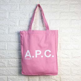 Designer Fashion APC Handbag Letters Printed Fashion Canvas Bag Handbag Shoulder Bag Shopping Bag