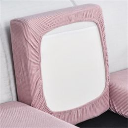 Chair Covers Solid Colour Sofa Cover Seat Backrest Cushion Mattress Polar Fleece Sectional Corner Couch Slipcover Chaise Lounge Protector Cas