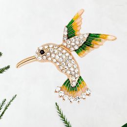 Brooches Pins 1Pcs Lovely Brooch Elegant Hummingbird Shaped Corsage Decorative Breastpin Clothes Pin For Girls Marc22