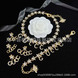 20% off all items 2023 New Luxury High Quality Fashion Jewellery for family new suit double necklace earrings