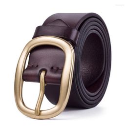 Belts Men Need Genuine Leather Belt For Waist Business Work Wear Leisure Retro SaleBelts