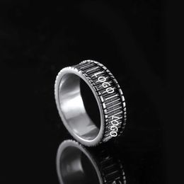 Design luxury Jewellery ancient family female ins male light does not fade version tail ring personality eternal Ring