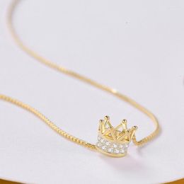 Chains Jewellery Sweet Fashion Crown Pendant Necklace Compact Light Weight For VacationChains