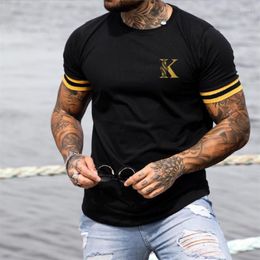 Men's T Shirts Men Europe And The United States Summer Trend Men's Sports T-shirt AK Digital 3D Print Short Sleeve Casual Top