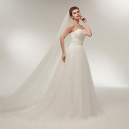 New Wedding Dress Spring New White A-line Trend Design Sweetheart ENS631