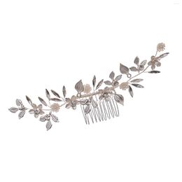 Headpieces Women's Hair Comb Headpiece Dazzling Flower Barrette With Alloy For Bridesmaid Decorative Ornaments