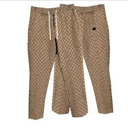 21ss Mens Women Designer Jacquard Pants Spring Summer Men Pant Denim Pant Double Letter Casual Letters Trousers