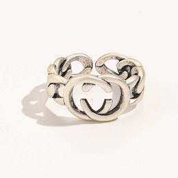 made old twist male and female lovers with the same trend adjustable opening pair ring Luxury ornament