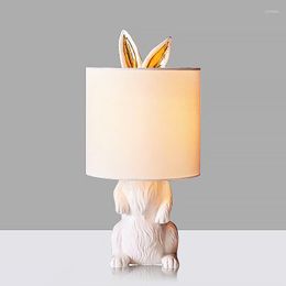 Table Lamps Desk Lamp Cute Kids Decoration Bedroom Ornaments Resin Bedside Cabinet Indoor Lighting Abajur Para Quarto