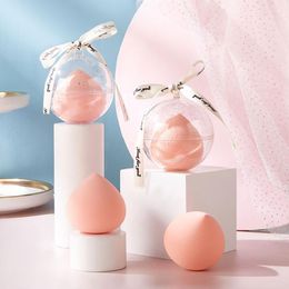 Makeup Sponges Applicators & Cotton Women Cushion Foundation Powder Peach Shape Beauty Egg Sponge Blender Cosmetic Puff