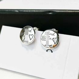 Fashion Collection 2023 New Luxury High Quality Fashion Jewellery for sterling silver love fearless round trendsetters are not allergic to family earrings