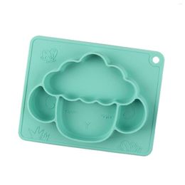 Bowls Easy Clean Soft Silicone Strong Suction Baby Dinner Plate Non Toxic Portable Tableware Microwave Cute Cartoon Anti Slip Toddler