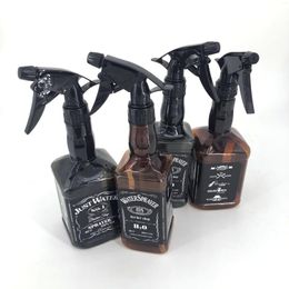 Storage Bottles 500ML/650ML Hairdressing Spray Bottle Salon Barber Hair Tools Water Sprayer Retro Whiskey Oil Head Watering Can