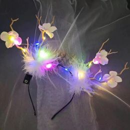 Party Decoration Headband Multi-purpose Light-Up Xmas Christmas Antlers