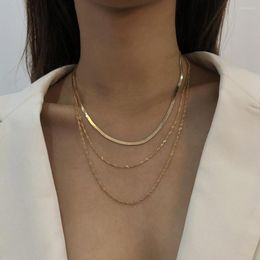 Pendant Necklaces Necklace For Women Retro Style Multilayer Chain Geometry Exquisite Fashion Jewelry Accessories