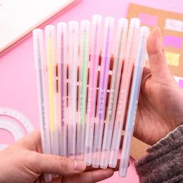 10/24/36pcs Glitter Pen Highlighter Color Changing Flash Marker Gel Pens Drawing Scrapbook Journal DIY Stationery School