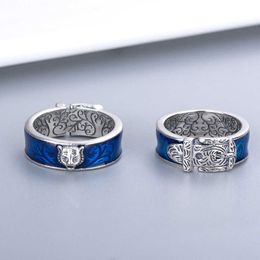 95% OFF 2023 New Luxury High Quality Fashion Jewelry for new same Japanese Korean men's and women's pair Thai silver ring jewelry