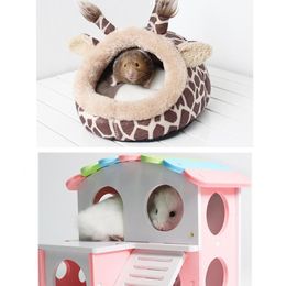 Small Animal Supplies Pet Hamster Bed For Mini Toy Soft Guinea Pig House Cage Pets Product