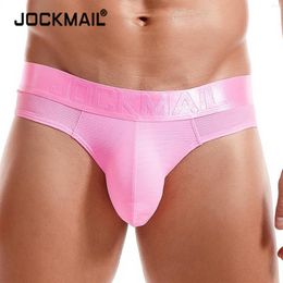 Underpants Jockmail Cuecas Calzoncillos Men Briefs Sexy Big Penis Pouch Underwear Male U Convex Brief Hombre Slip Gay Pantie