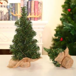 Christmas Decorations Artificial Tabletop Mini Tree Festival Miniature 20cm/30cm Wedding For Home