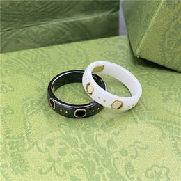 Ceramic Version Little Bee Fried Dough Twists Star Lover Ring Men and Women Luxury ornament