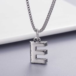 same Thai silver 26 English E Necklace version Luxury ornament