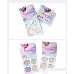 Eye Shadow Handaiyan Chameleon Highlighter Palette Face Contour Makeup Highlighting Bronzer Glow Aurora Shimmer Eyeshadow Cosmetic K Dhibs