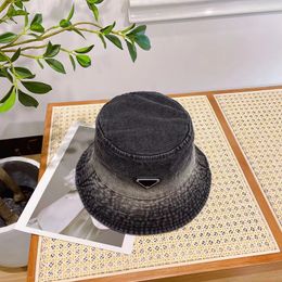 Luxury designer bucket hat high quality Outdoor travel denim cap casual fashion style good good nice