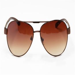 cool sunglasses 2023 Brand designer sunglasses Small bee fashion new metal large frame sunglasses retro men's and women's high-end glasses UV400