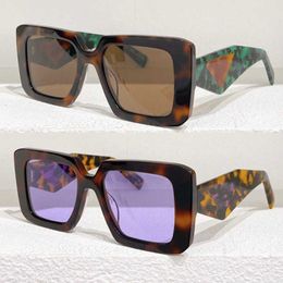 Sunglasses New Hot Style Square Frame Mens Womens Symbole Designer MODEL SPR 23Y Unique Temples Fashion Sense Super Top Quality with 23SS