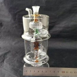Hookahs Goldfish lantern Hookah glass bongs accessories , Glass Smoking Pipes colorful mini multi-colors Hand Pipes Best Spoon glas