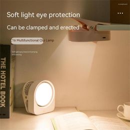 Table Lamps 4W 1A LED Clip-on Desk Lamp 3 Levels 1200mah Battery Dimming Eye Protection Reading Light Night