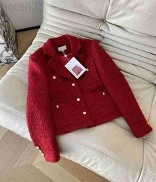 Women's Jackets Designer New 2023 Brand Jacket Ootd Fashion High-end Autumn Winter Classic Tweed Coat Leisure Spring Coats Cardigan Birthday WB29