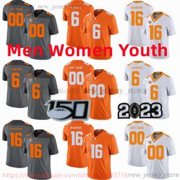 Custom S-6xl Ncaa College Tennessee Volunteers Football Jersey 24 Dylan Sampson 80 Ramel Keyton 75 Jerome Carvin 10 Squirrel White 88