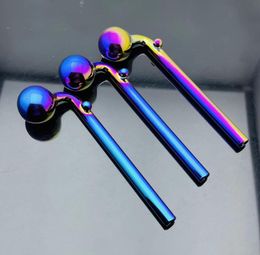 Smoking Pipes Glass Pipes Smoking Manufacture Hand-blown hookah Colourful extended bubble glass