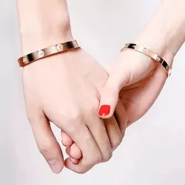 Bracelet bracelet concepteur de bijoux bracelets concepteur pour femmes bracelets à vis de manche en or braceleurs bracelets 4cz pour femmes pour hommes.