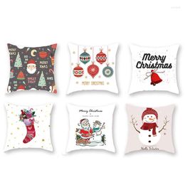 Pillow Christmas Sofa Bed Throw Case Cover Home Decor Funda Cojin Housse De Coussin Cojines