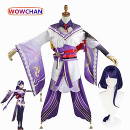 Anime Costumes Anime Genshin Impact Baal Raiden Shogun Cosplay Come Women Halloween Clothes Z0301