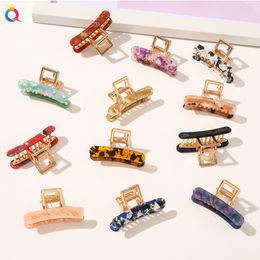 French Retro Ribbon Sweet Mini Acetate Hair Clip for Women Girls Hair Claw Chic Barrettes Shark Crab Hairpins Styling Fashion Hair Accessories 1838