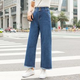 Women's Jeans Vintage Jeans Woman High Waist Streetwear Female Clothing Straight Leg Jeans Women Denim Korean Fashion Women's Pants Y2k 230306