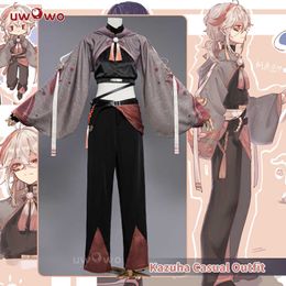Anime Costumes PRESALE UWOWO Genshin Impact Kaedehara Kazuha Doujin Cosplay Come Game Fanart KazuhaScaramouche OOTD Casual Wear Outfit Z0301