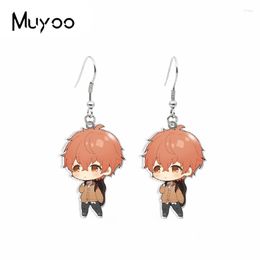 Dangle Earrings 2023 Arrival Given Cartoon Anime Characters Handcraft Jewellery Epoxy Acrylic Resin Fish Hook