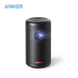 Projectors Anker Nebula Capsule Max PintSized WiFi movie mini portable Projector 200 ANSI Portable 4Hour Playtime R230306