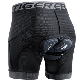 Cycling Underwears XTIGER Men's Cycling Underwear Shorts 5D Padded Sports Riding Bike Bicycle MTB Liner Shorts with AntiSlip Leg Grips 230306