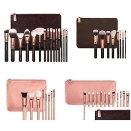 Makeup Brushes Brush Mtiple Styles With Pu Bag Professional For Powder Foundation Blush Eyeshadow Tools Drop Delivery Health Beauty Dhnbx